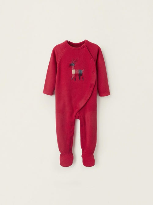 Pyjama polaire, thème de Noël HOLY JOLY - Kiabi