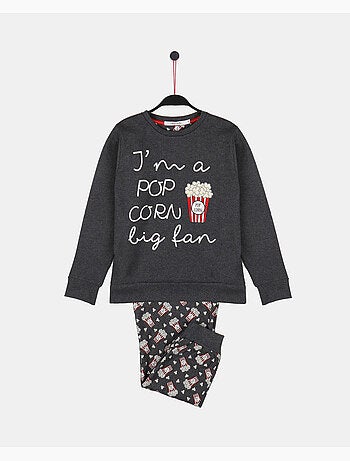 Pyjama popcorn à manches longues DIVER pour garçon