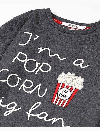 Pyjama popcorn à manches longues DIVER pour garçon