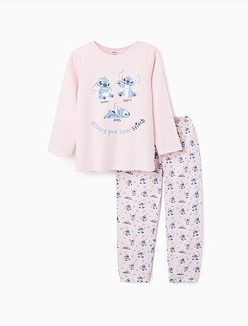 Pyjama qui brille dans le noir avec Stitch