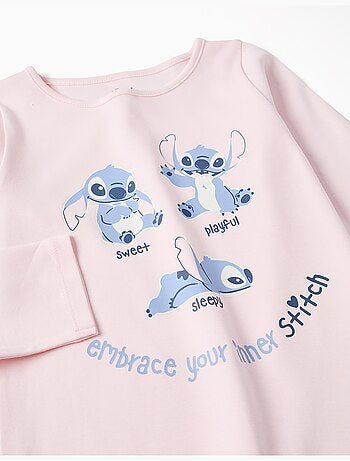 Pyjama qui brille dans le noir avec Stitch