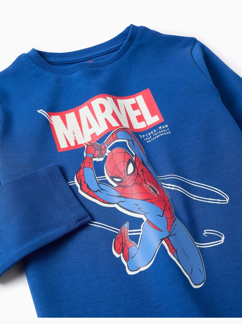 Pyjama qui brille dans le noir Spider-Man Bleu clair - Kiabi