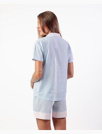 Pyjama rayé à manches courtes pour femme ADMAS HOME