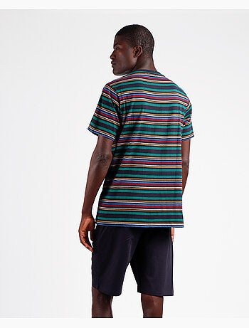 Pyjama rayé à manches courtes pour homme DIVER Never Stop Rolling