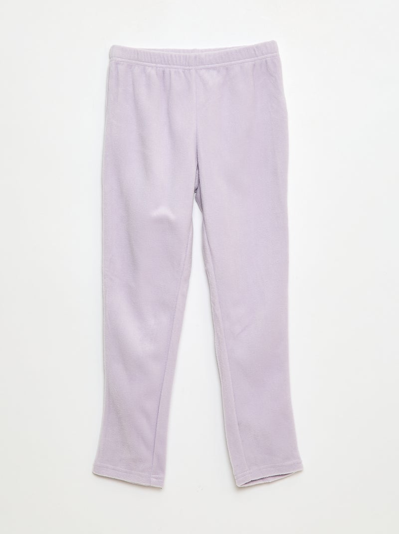 Pyjama 'Reine des neiges' 'Disney' en polaire pièces Violet