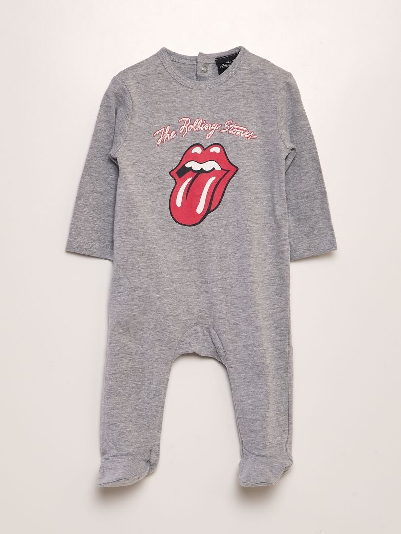 Pyjama 'Rolling Stone' Gris - Kiabi