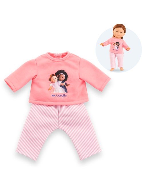 Pyjama Rose 2 pièces pour poupée ma Corolle - Kiabi