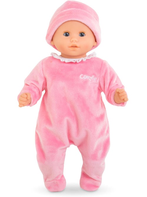 Pyjama rose et bonnet pour poupon 30 cm - Kiabi