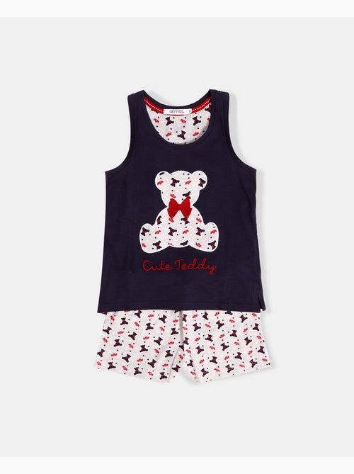 Pyjama sans manches ADMAS, adorable peluche pour fille - Kiabi