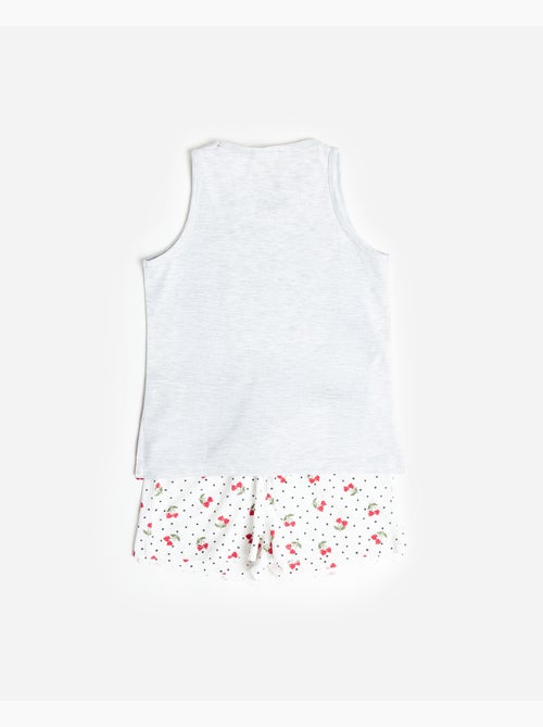 Pyjama sans manches ADMAS Cerises pour fille - Kiabi