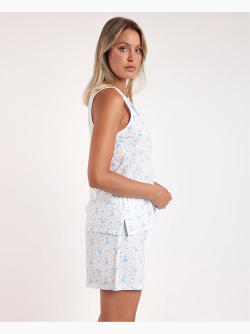 Pyjama sans manches ADMAS Dancing With Swans pour femme - Kiabi