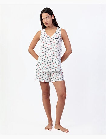 Pyjama sans manches ADMAS Ocean Lover pour femme