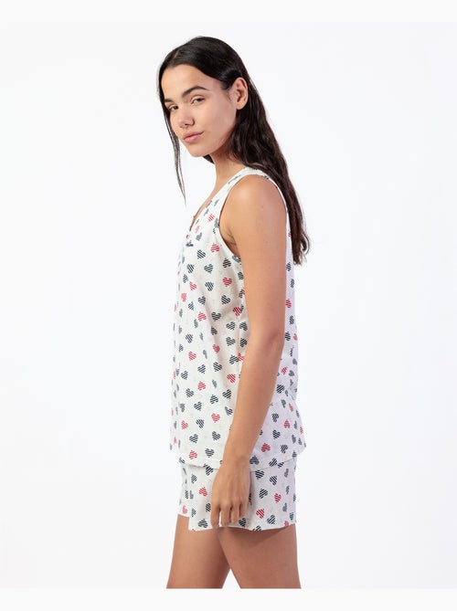 Pyjama sans manches ADMAS Ocean Lover pour femme - Kiabi Pyjama sans manches ADMAS Ocean Lover pour femme - Kiabi