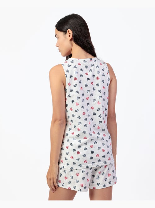 Pyjama sans manches ADMAS Ocean Lover pour femme - Kiabi Pyjama sans manches ADMAS Ocean Lover pour femme - Kiabi