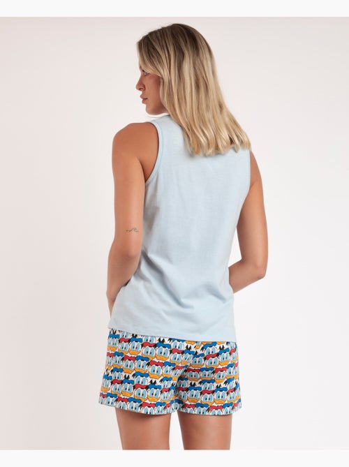 Pyjama sans manches Disney Donald pour femme - Kiabi