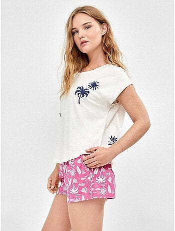Pyjama sans manches imprimé snoopy