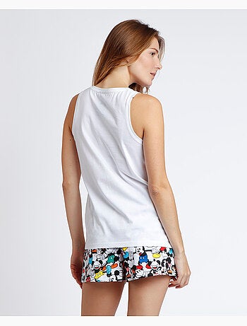 Pyjama sans manches Mickey Mondrian pour femme DISNEY