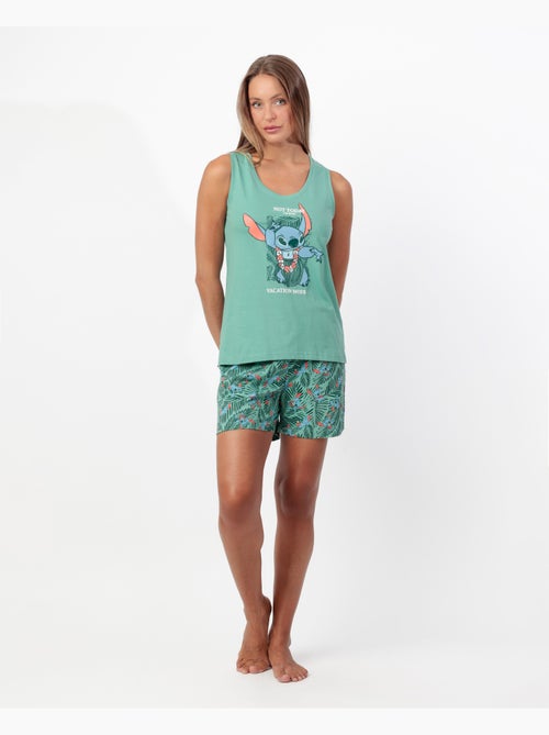Pyjama sans manches mode vacances pour femme Disney - Kiabi