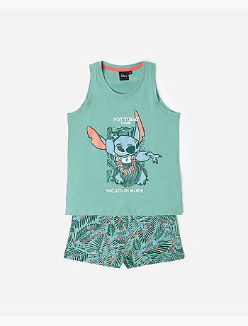 Pyjama sans manches mode vacances pour filles Disney