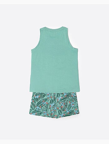 Pyjama sans manches mode vacances pour filles Disney