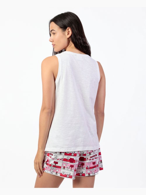 Pyjama sans manches PEANUTS Love Valentines pour femme - Kiabi Pyjama sans manches PEANUTS Love Valentines pour femme - Kiabi
