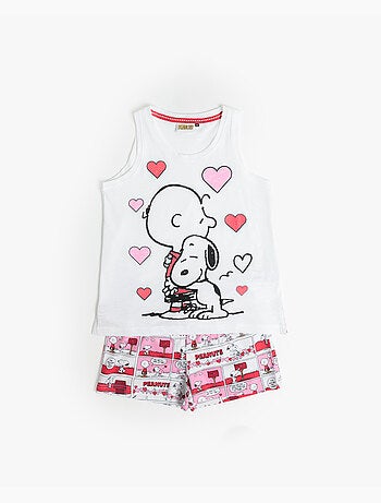 Pyjama sans manches PEANUTS Love Valentines pour filles