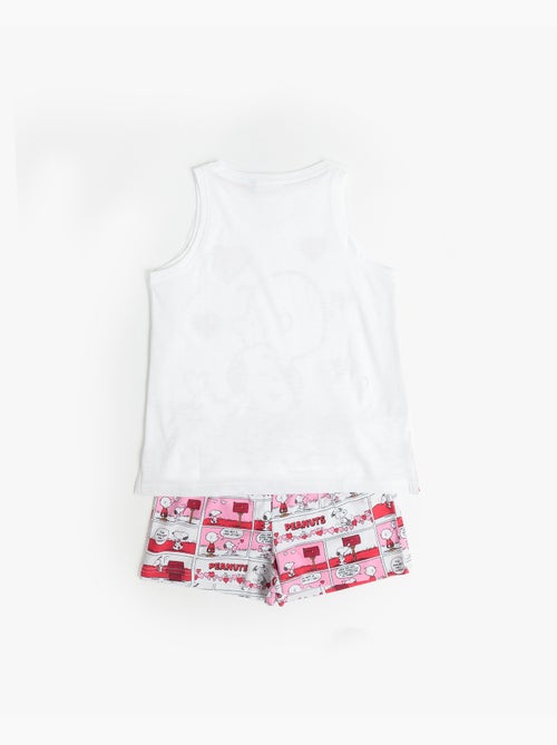Pyjama sans manches PEANUTS Love Valentines pour filles - Kiabi