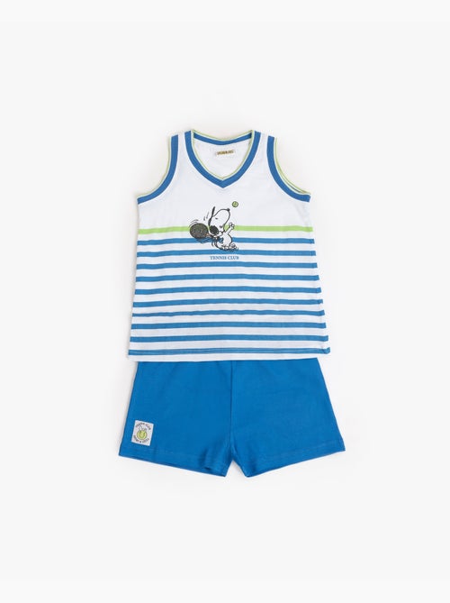 Pyjama sans manches PEANUTS Tennis Club pour filles - Kiabi