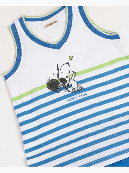 Pyjama sans manches PEANUTS Tennis Club pour filles - Kiabi