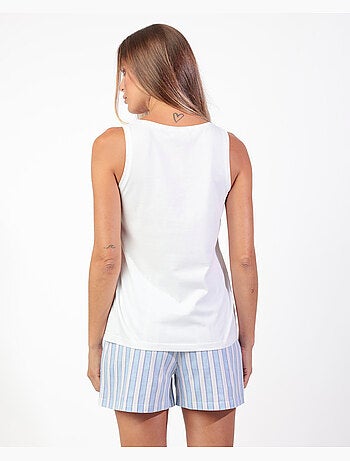 Pyjama sans manches pour femme >