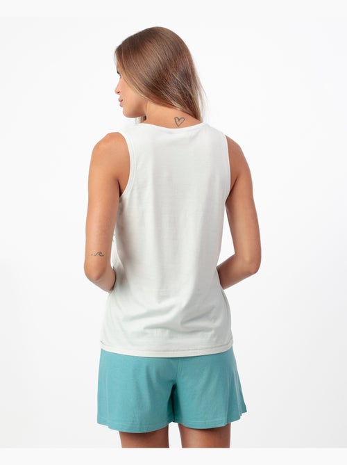 Pyjama sans manches pour femme ADMAS GARDEN, couleur menthe - Kiabi Pyjama sans manches pour femme ADMAS GARDEN, couleur menthe - Kiabi