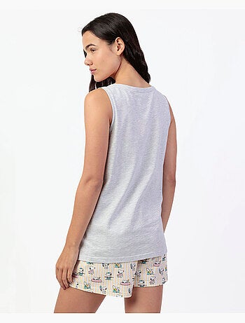 Pyjama sans manches pour femme PEANUTS Summer Break
