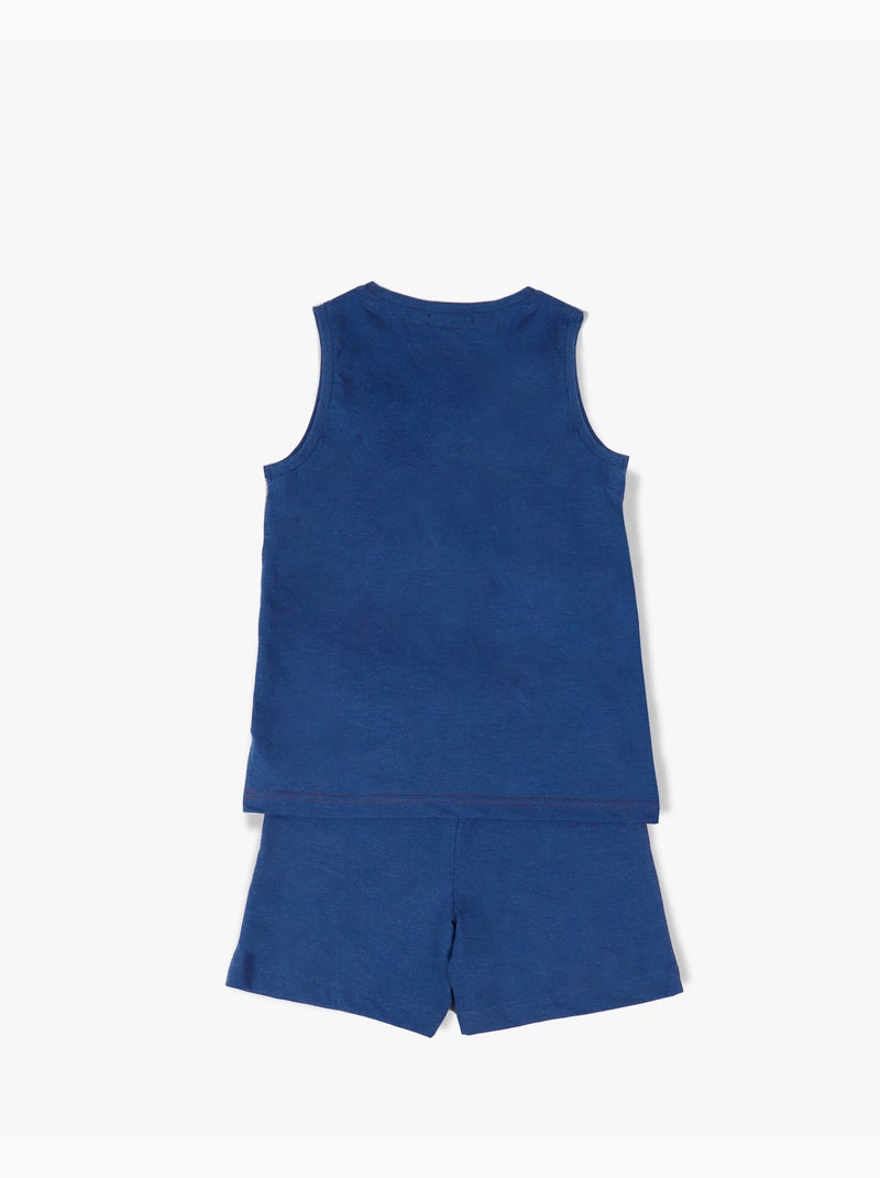 Pyjama sans manches pour garçon LOIS Bleu - Kiabi