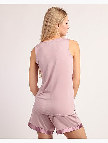 Pyjama sans manches Soft Dreams pour femme ADMAS CLASSIC