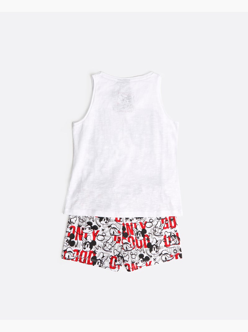 Pyjama sans manches Stay True pour fille DISNEY Blanc - Kiabi