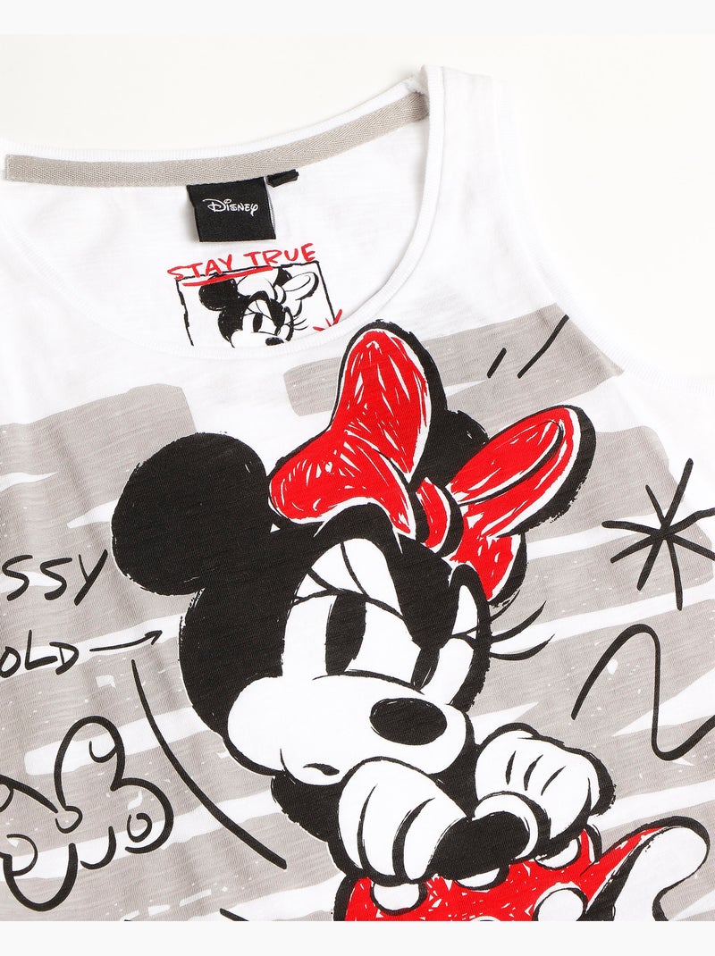 Pyjama sans manches Stay True pour fille DISNEY Blanc - Kiabi