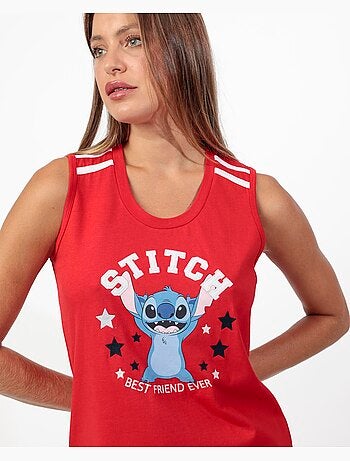 Pyjama sans manches Stitch University pour femme de Disney