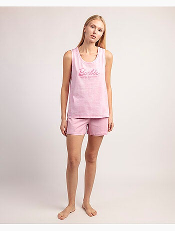 Pyjama sans manches tie & dye pour femme BARBIE