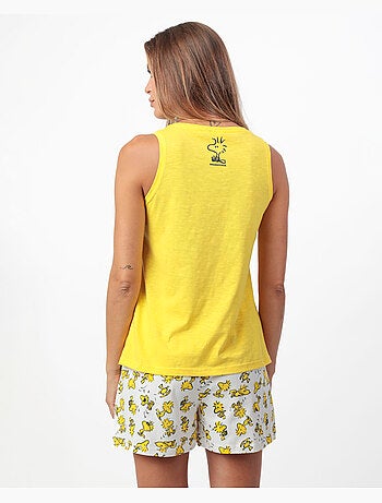 Pyjama sans manches Woodstock pour femme PEANUTS