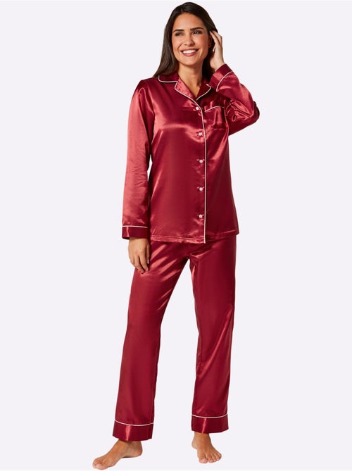 Pyjama Satin - Taille Standard - Witt - Kiabi