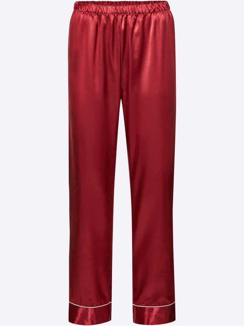 Pyjama Satin - Taille Standard - Witt Cerise - Kiabi