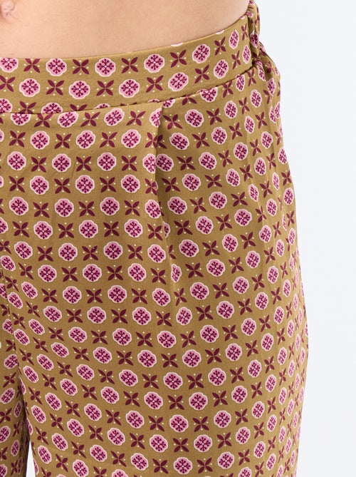 Pyjama satiné imprimé - Kiabi Pyjama satiné imprimé - Kiabi