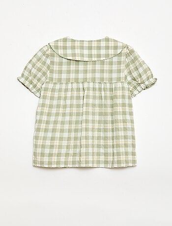 Pyjama short 2 pièces avec volants