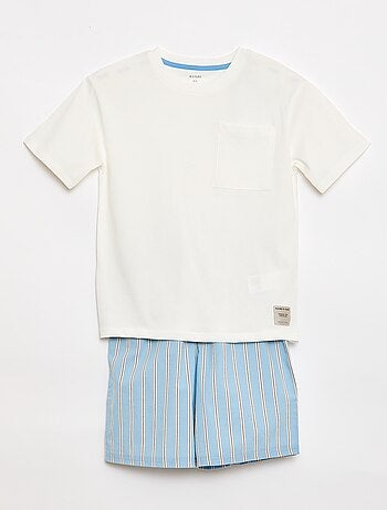 Pyjama short 2 pièces