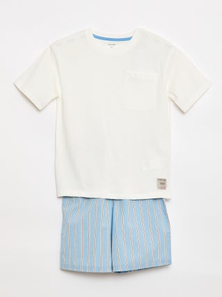 Pyjama short 2 pièces