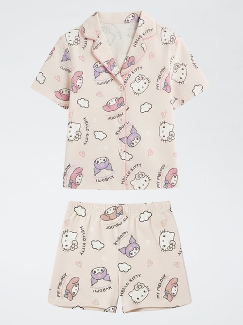 Pyjama short 2 pièces en jersey de coton 'Hello Kitty' - Kiabi