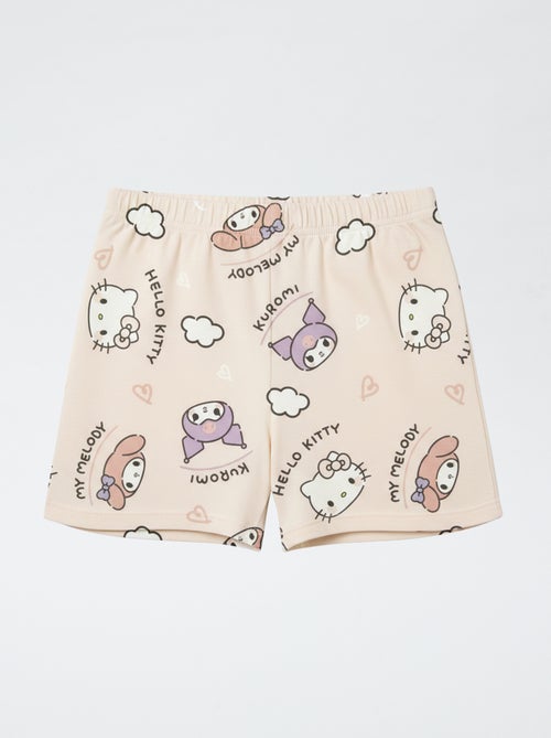 Pyjama short 2 pièces en jersey de coton 'Hello Kitty' - Kiabi