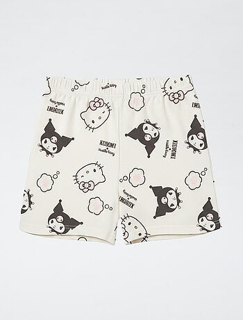 Pyjama short 2 pièces en jersey de coton 'Hello Kitty'