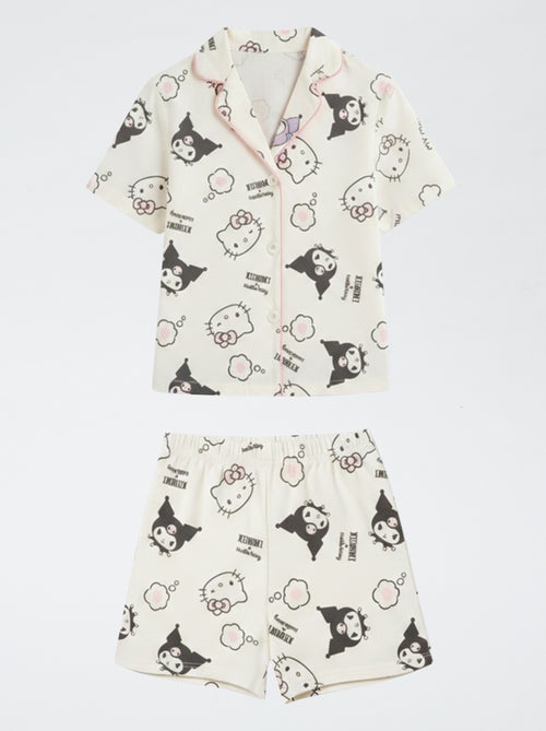 Pyjama short 2 pièces en jersey de coton 'Hello Kitty' - Kiabi