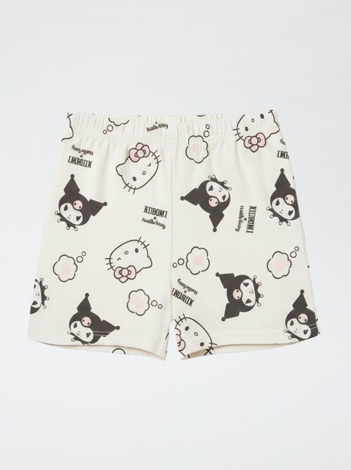 Pyjama short 2 pièces en jersey de coton 'Hello Kitty' - Kiabi